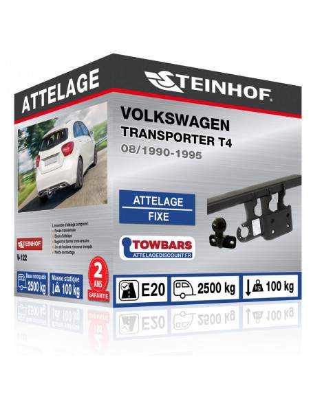Crochet d'attelage Volkswagen TRANSPORTER T4 coudée démontable avec outils