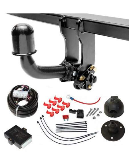 Detachable Towbar with Electric Kit 7Pin for VW LUPO 1998-2005 Hatchback 3d 