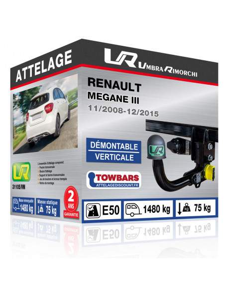 Attelage Renault Megane 3 (5 portes) - Attelage/Renault 