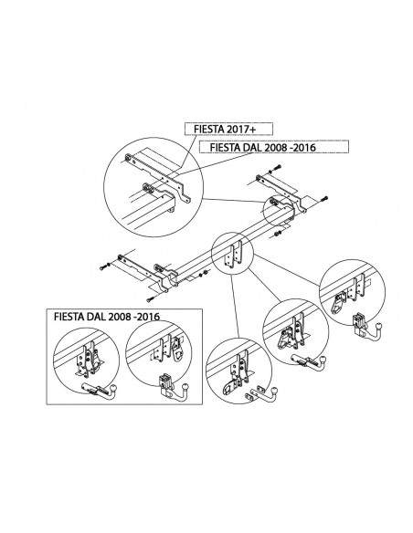 Ford fiesta store mk7 towbar